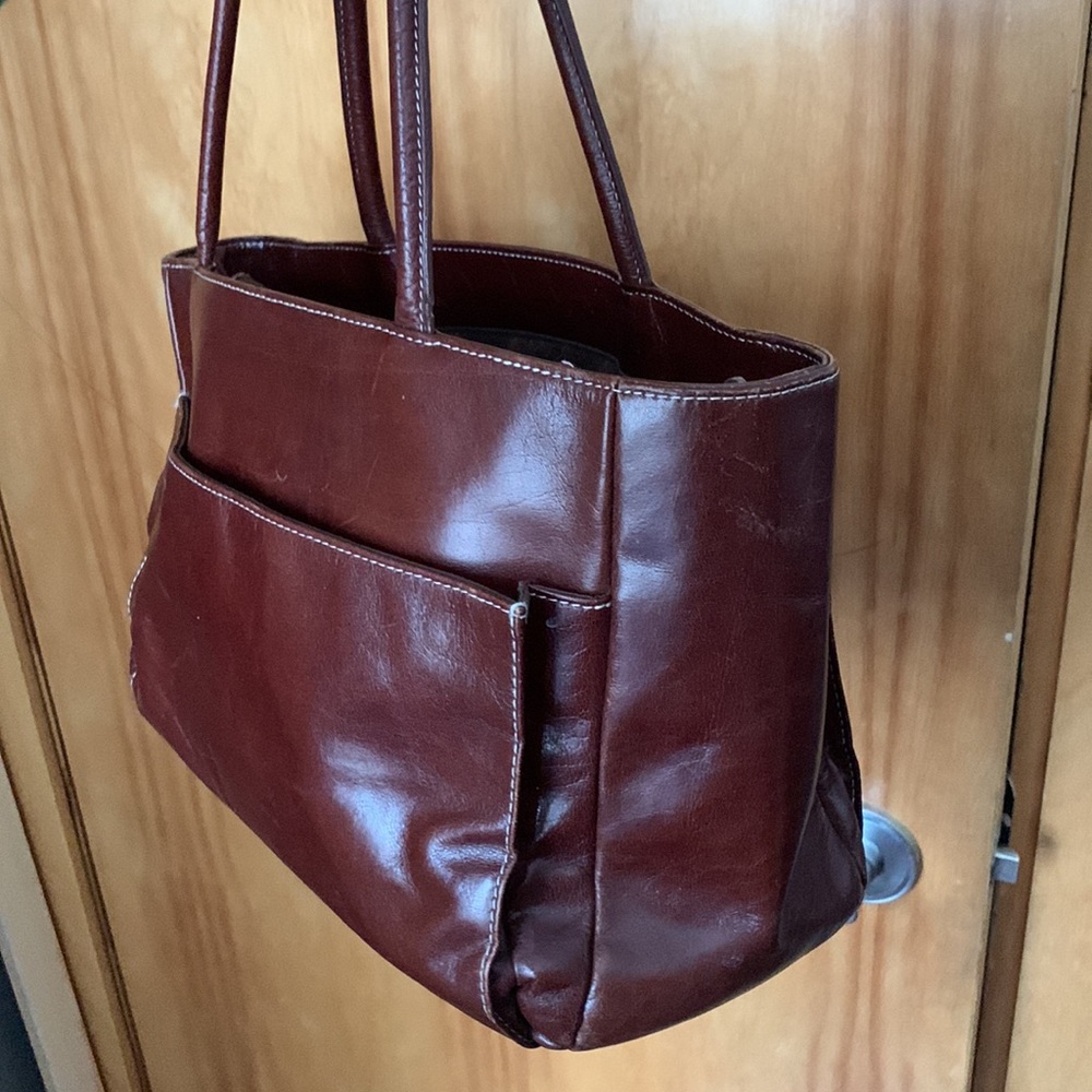 DANIER. - Waxed Smooth Leather Handbag